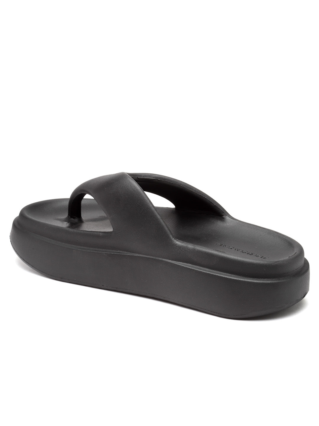 Bersache Extra Soft Classic Casual with Regular wear with Ultra Soft & Flexibility Technology Slipper For women's/Girl's-(6109-Black)