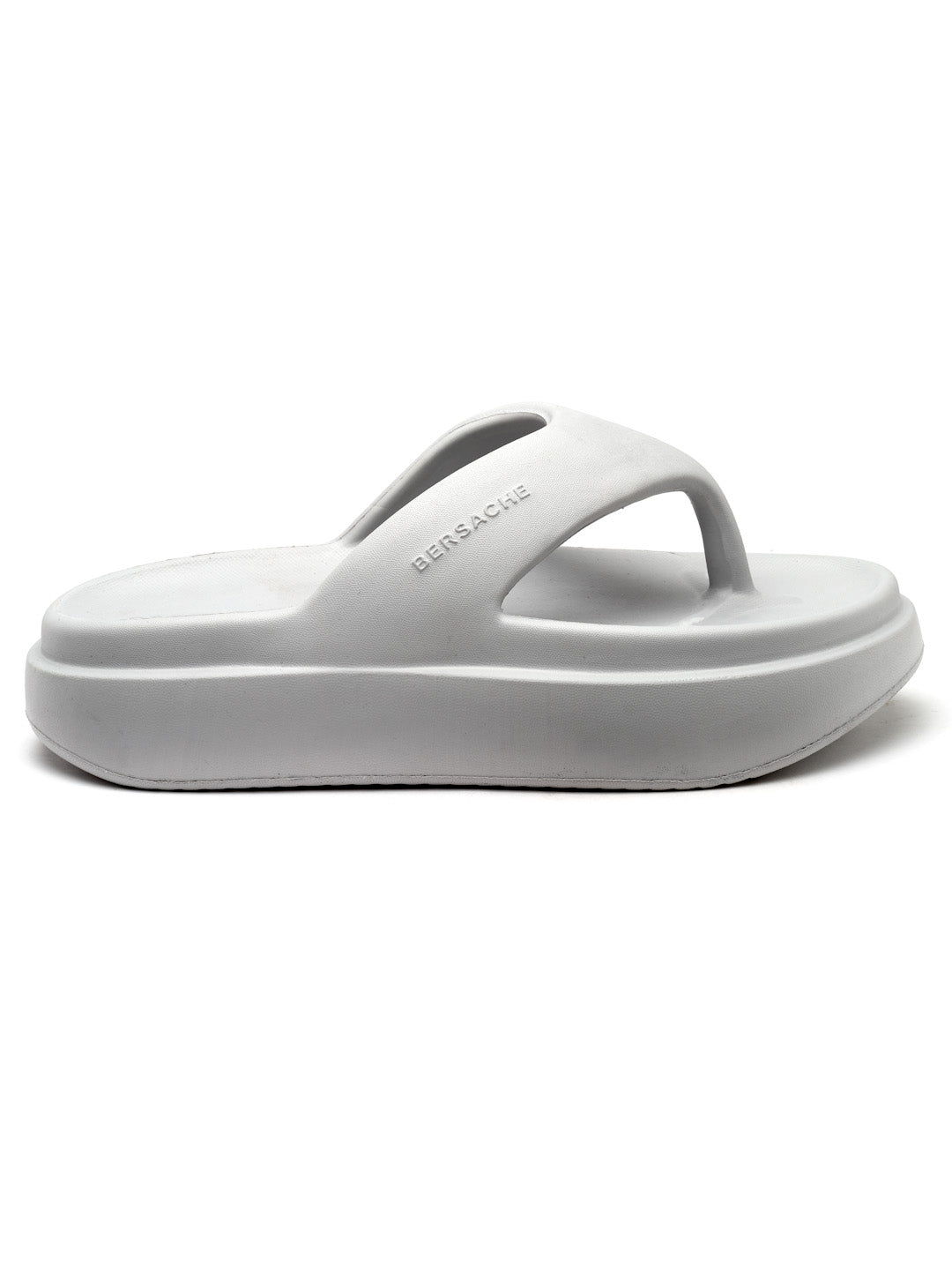 Bersache Extra Soft Classic Casual with Regular wear with Ultra Soft & Flexibility Technology Flip-Flop For women's/Girl's-(6108-White)