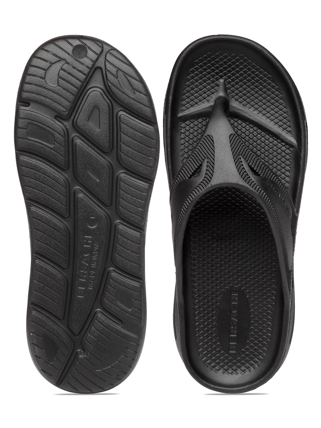 Bersache Extra Soft Classic Casual with Regular wear with Ultra Soft & Flexibility Technology Clog's for Men's & Boy's-Black 6119