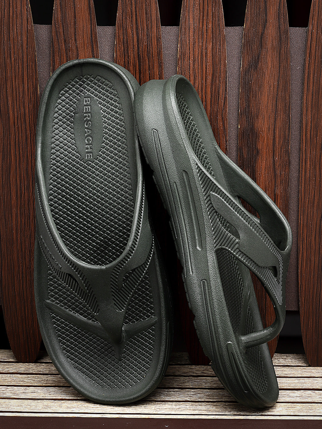 Bersache Extra Soft Classic Casual with Regular wear with Ultra Soft & Flexibility Technology Clog's for Men's & Boy's -Green-6121