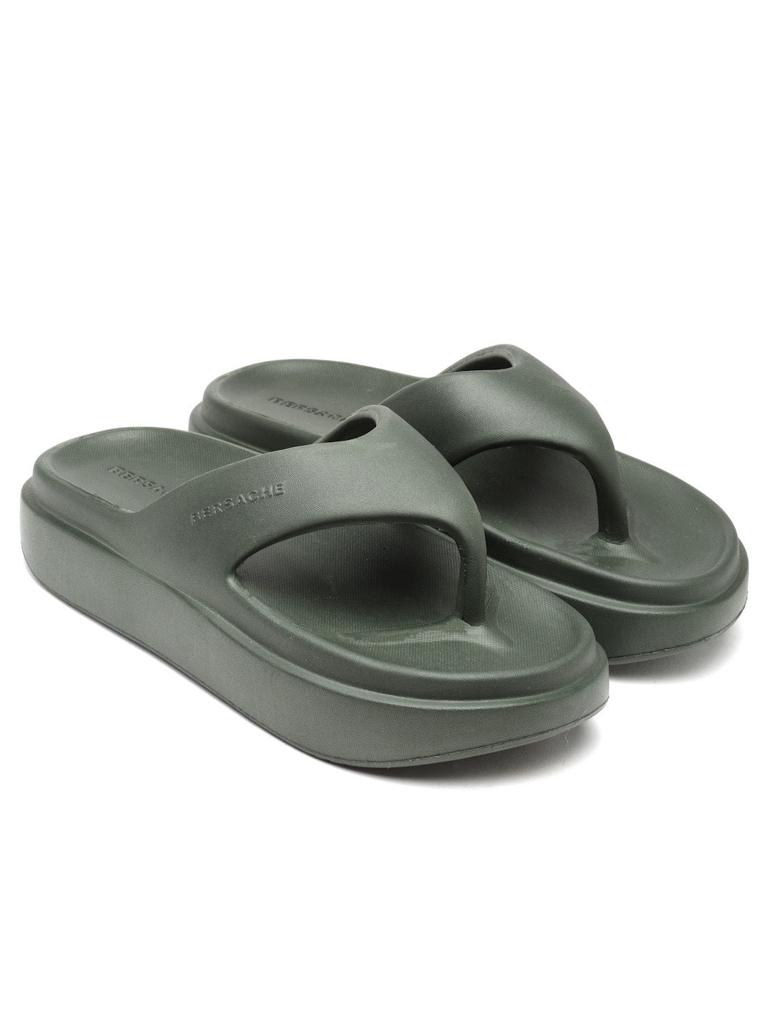 Bersache Extra Soft Classic Casual with Regular wear with Ultra Soft & Flexibility Technology Sandal For women's/Girl's (Green-6111)