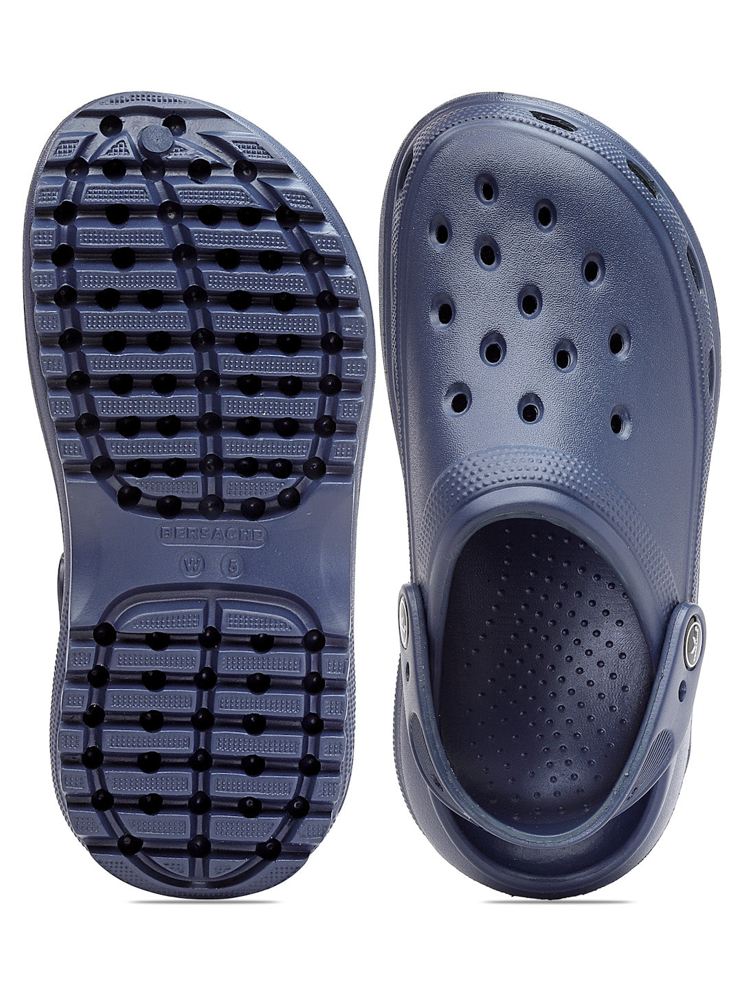 Bersache Extra Soft Classic Casual with Regular wear with Ultra Soft & Flexibility Technology Clog,s For Women's/Girl's-Blue-6131