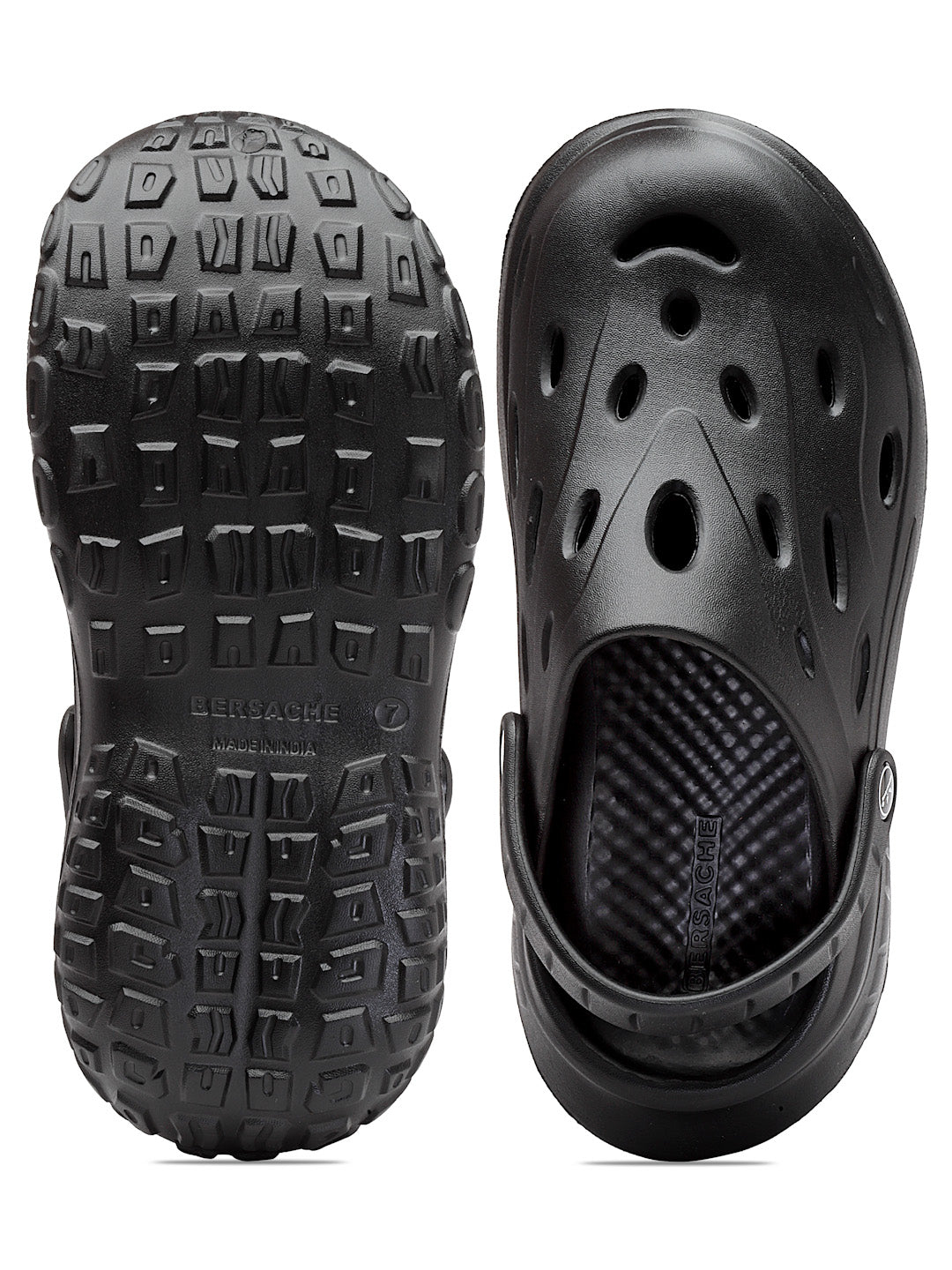 Bersache Extra Soft Classic Casual with Regular wear with Ultra Soft & Flexibility Technology Clog's for Men's & Boy's -Black-6126
