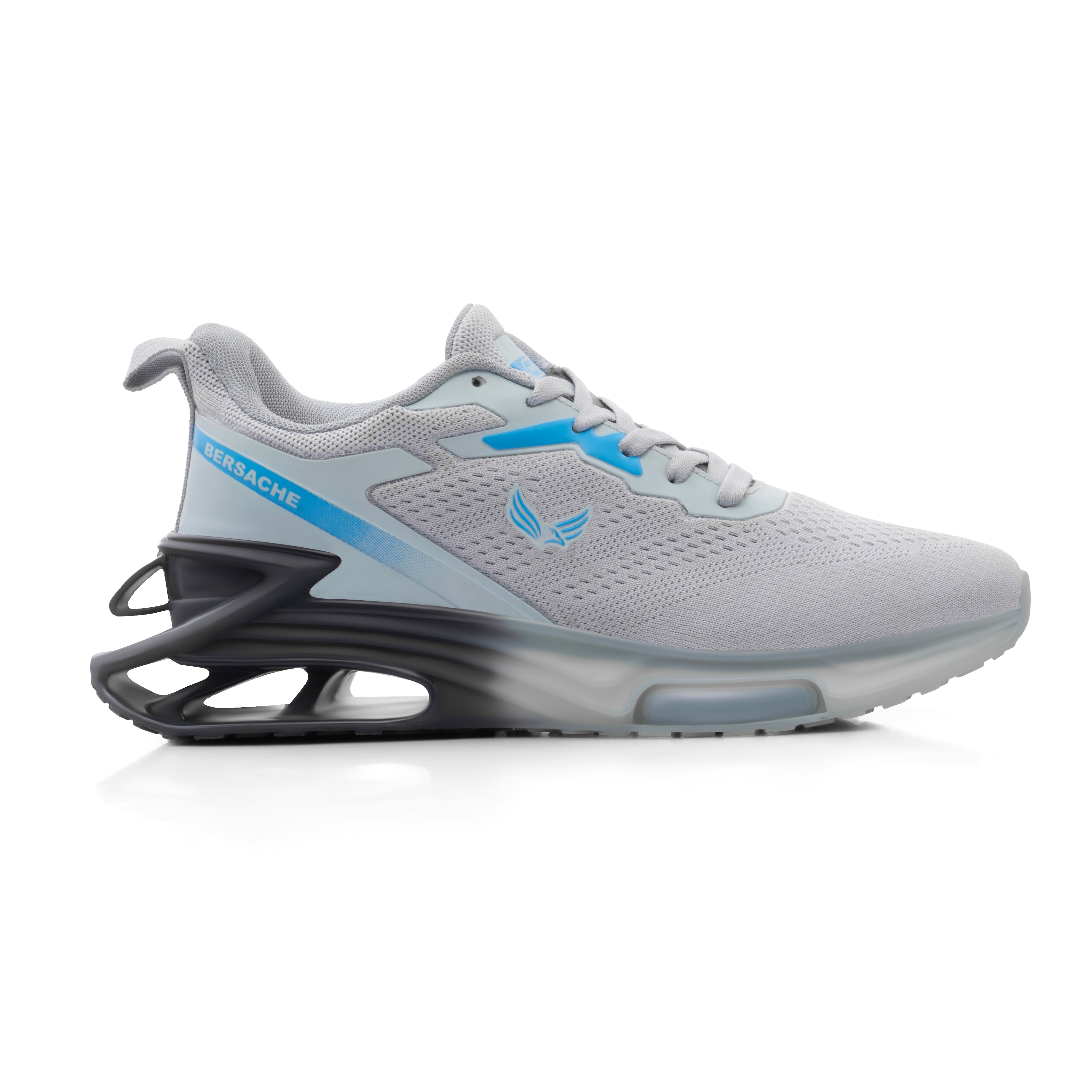 Bersache Premium Casual ,Gym, Trending Stylish Running Shoes For Men (9194-Grey)