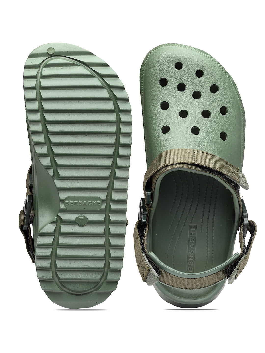 Bersache Extra Soft Classic Casual with Regular wear with Ultra Soft & Flexibility Technology Flip Flop for Men's & Boy's (6139-Green)