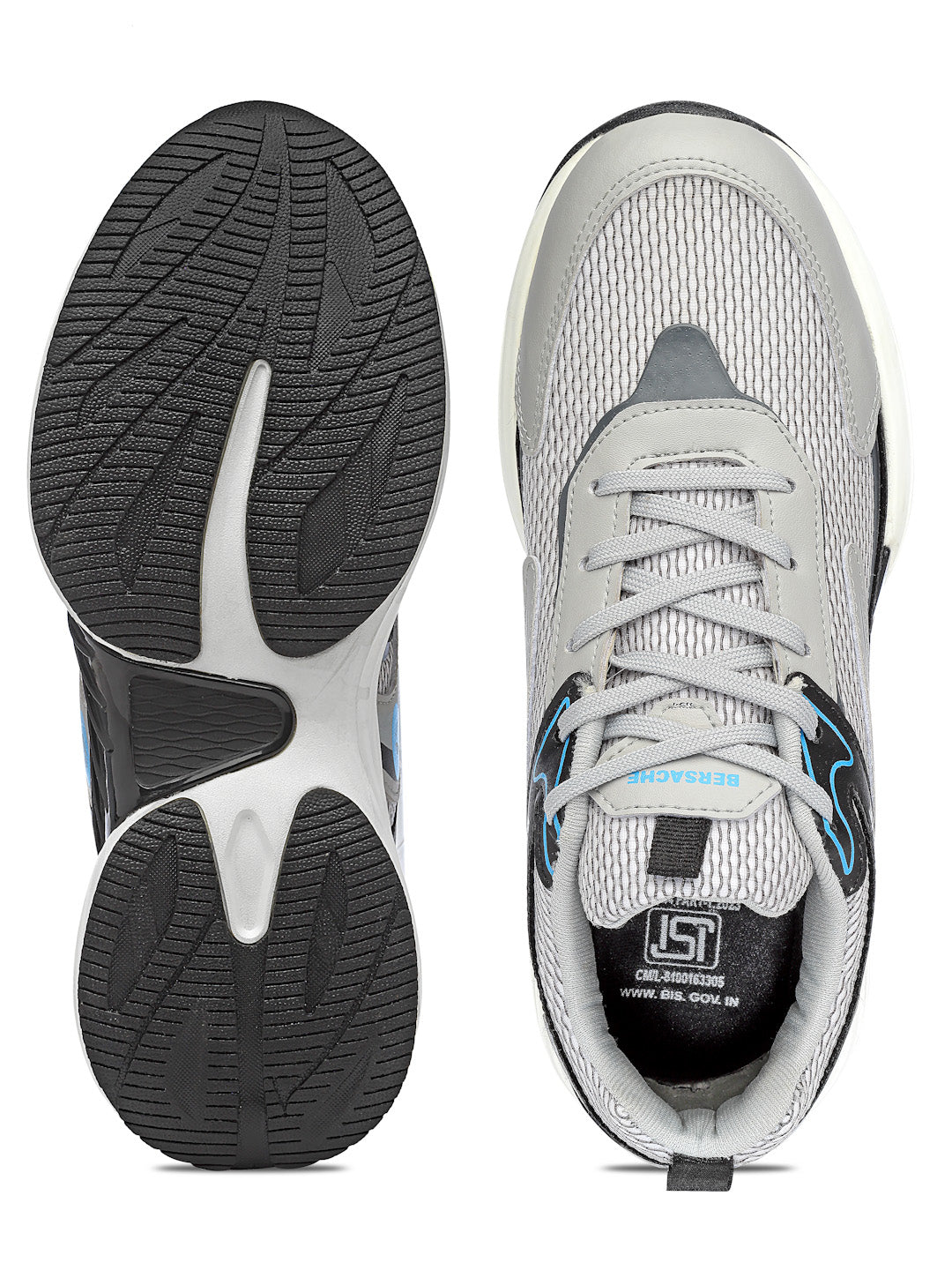 Bersache Sneaker, Loafers ,Casual With Extra Comfort Sneakers For Men (9182-Grey)