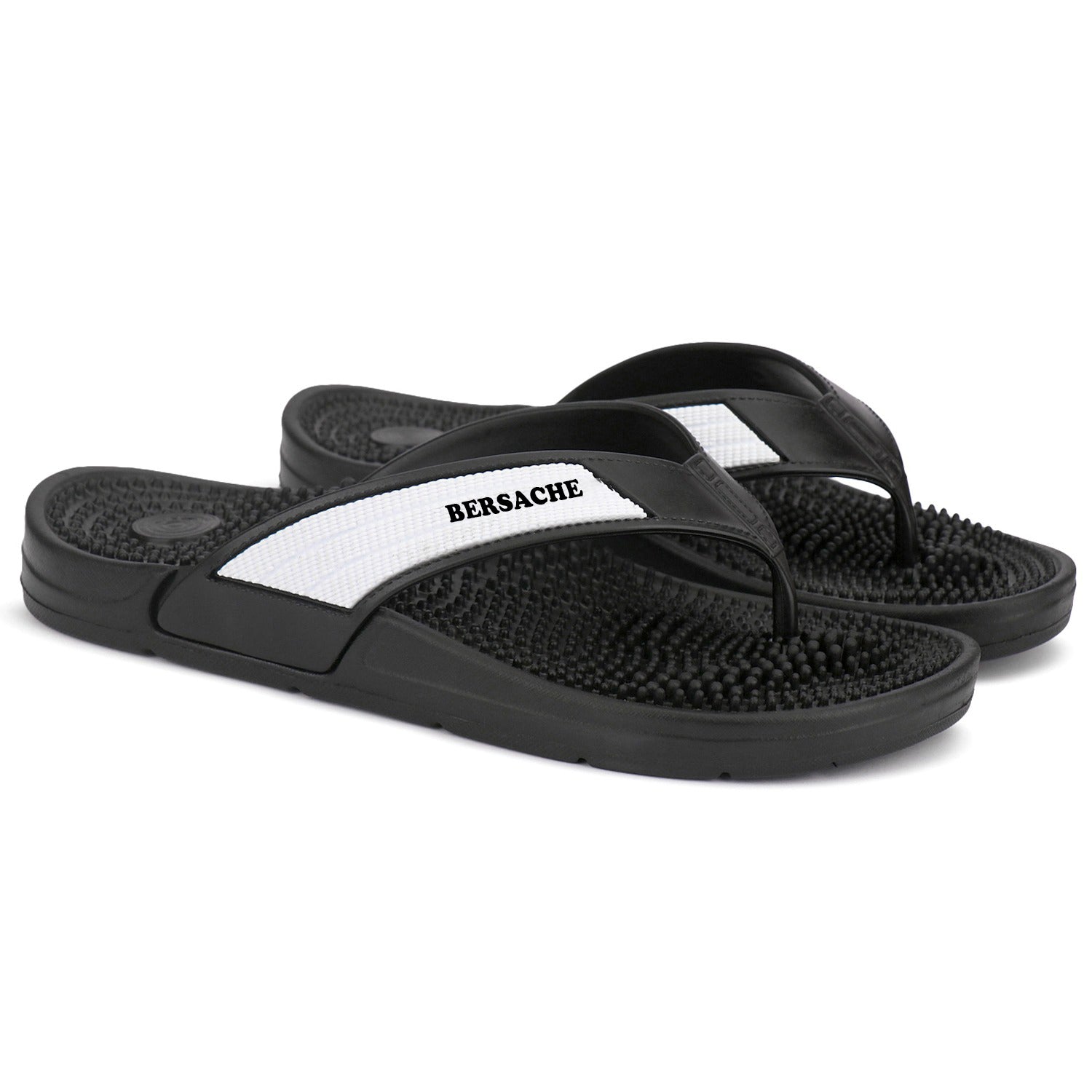 Bersache Extra Soft Classic Casual CHAPPAL with Regular wear with Ultra Soft & Flexibility Technology Slippers for Women's-(6335-Black)