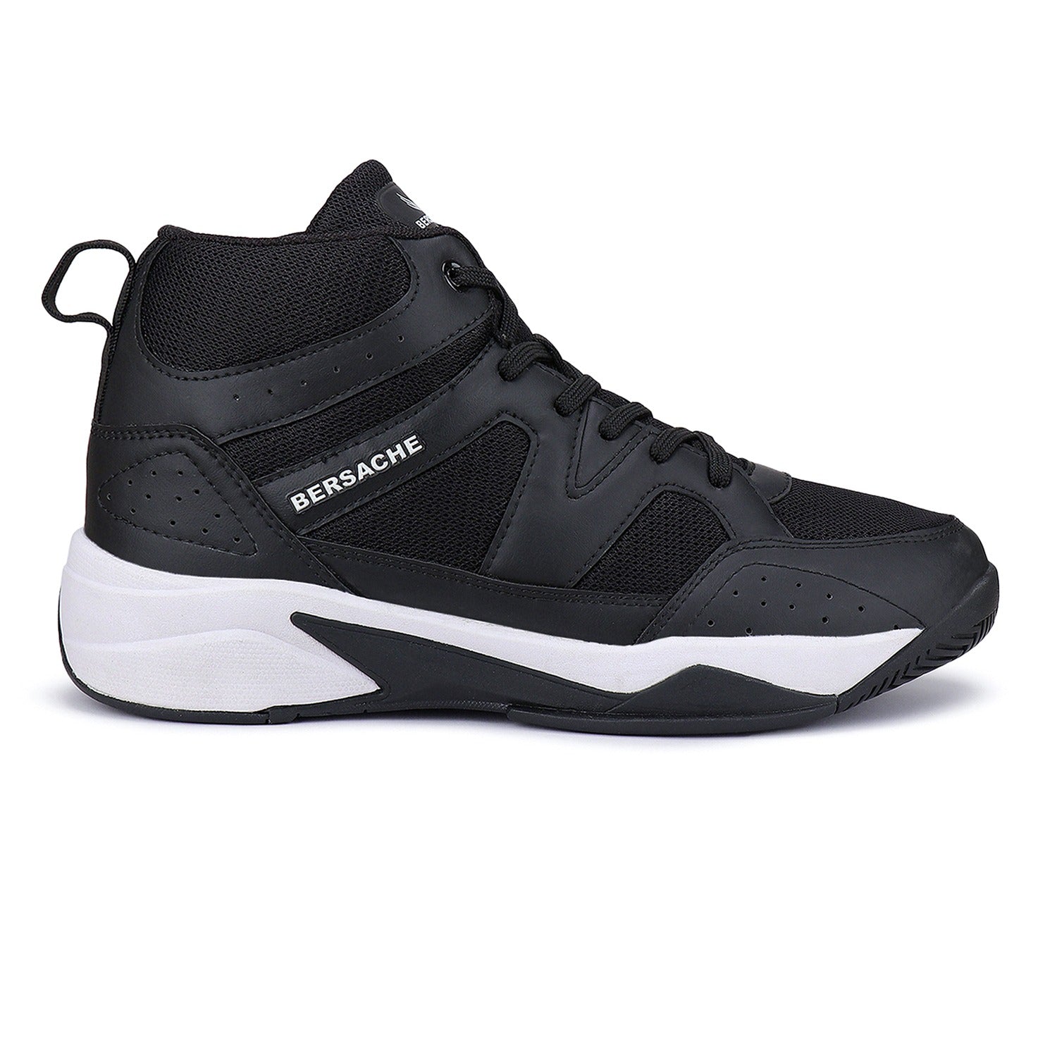 Bersache Casual Shoes For Men Black-9067 .