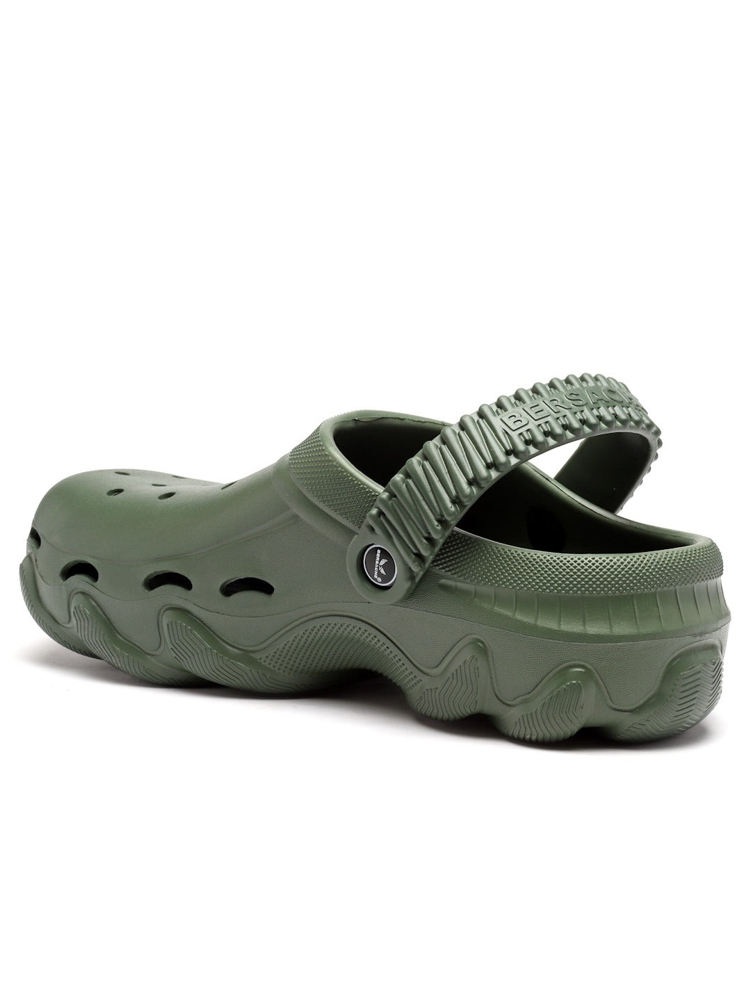 Bersache Extra Soft Classic Casual with Regular wear with Ultra Soft & Flexibility Technology Clog's for Men's & Boy's-Green-6088