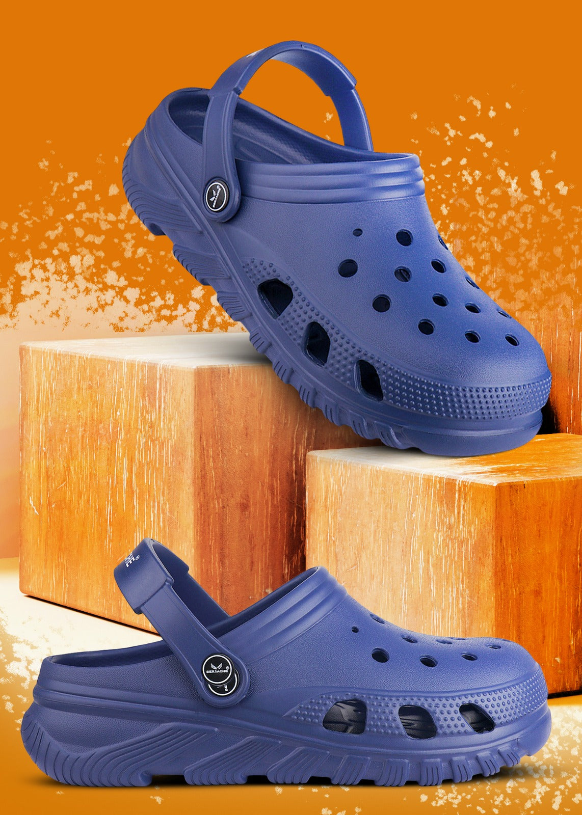 Bersache Extra Soft Classic Casual with Regular wear with Ultra Soft & Flexibility Technology Sandal for Men's & Boy's (6133 Blue)