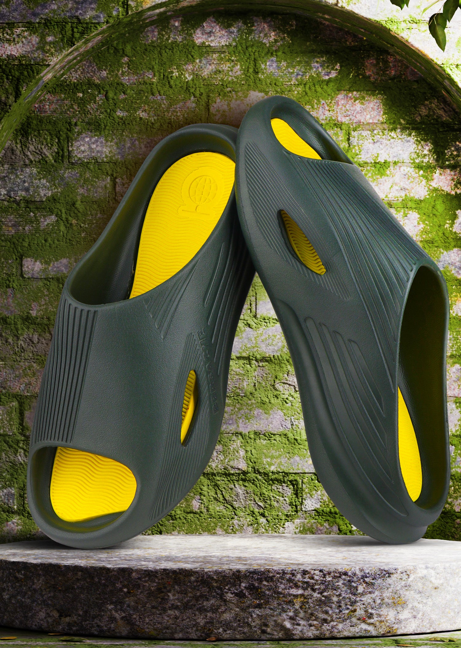 Bersache Extra Soft Classic Casual with Regular wear with Ultra Soft & Flexibility Technology Flip Flop for Men's & Boy's (6146-Green)