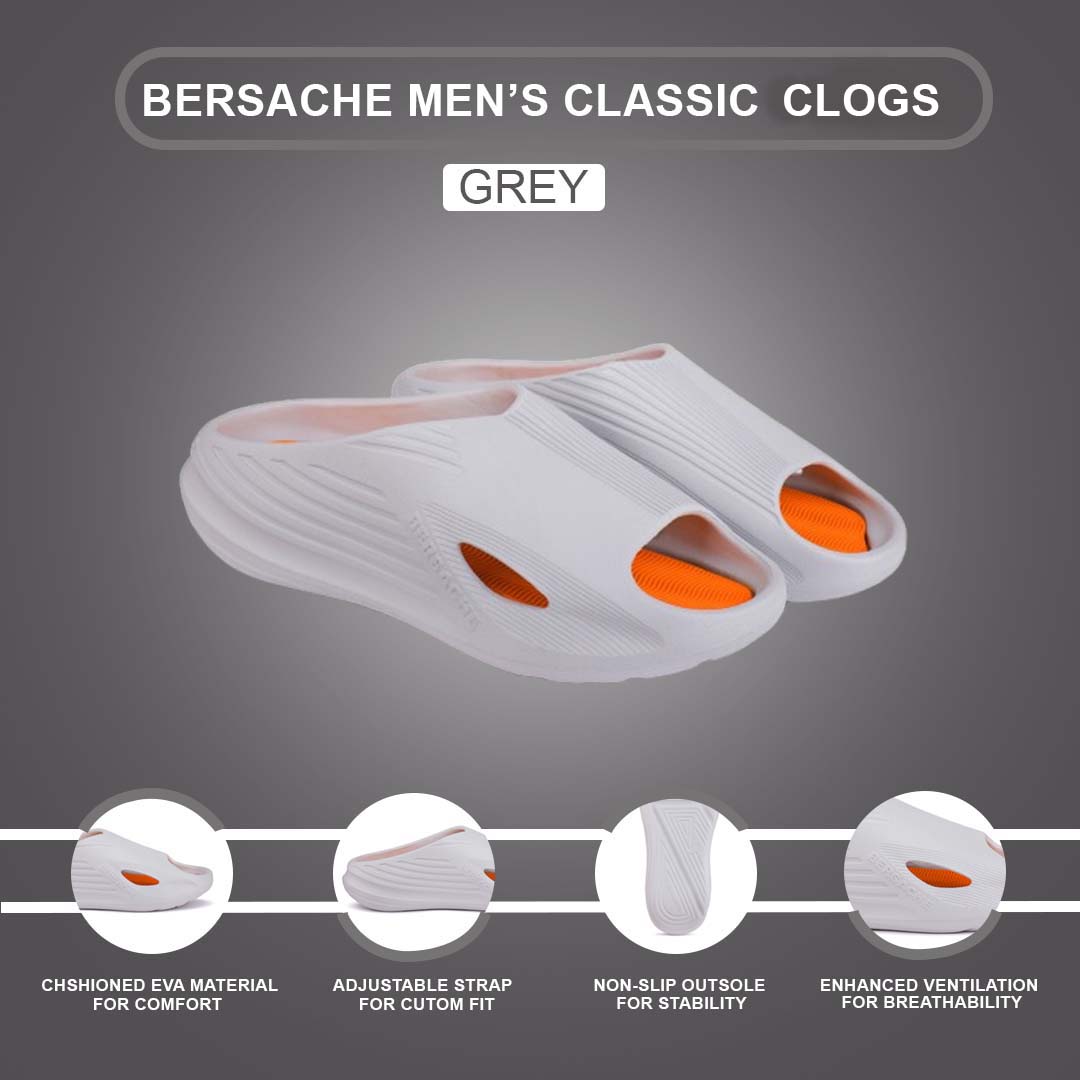 Bersache Extra Soft Classic Casual with Regular wear with Ultra Soft & Flexibility Technology Slipper for Men's & Boy's (6148-White)