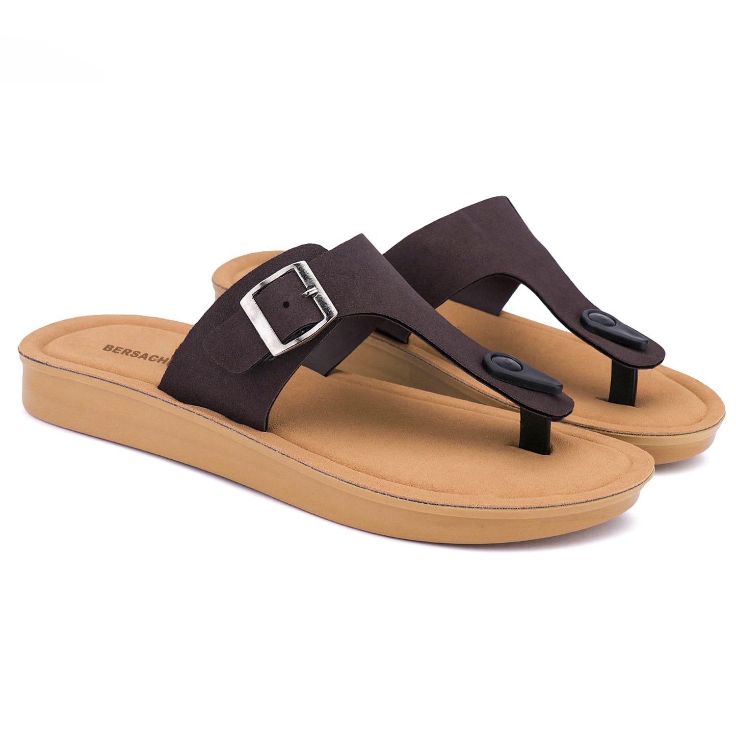 Bersache Extra Soft Classic Casual with Regular wear with Ultra Soft & Flexibility Technology Sandal For Women's/Girl's-Brown-6259