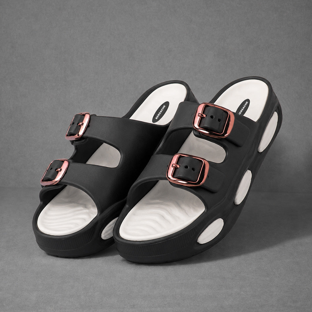 Bersache Extra Soft Classic Casual with Regular wear with Ultra Soft & Flexibility Technology Slide for Women's-(6365-Brown).