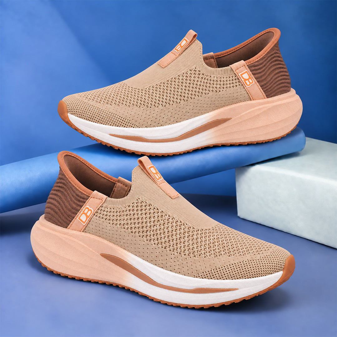 Doctor Bersache Newly Launch Pain Relief Sports Shoes for Men | Diabetic Friendly | Orthopedic Design | Extra Cushioning | Arch Support insole | Brown-DB-137