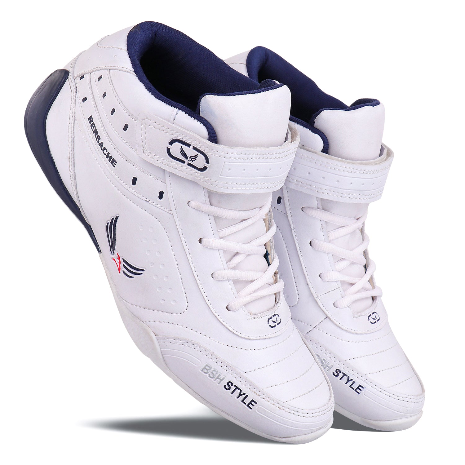 Bersache Lightweight Sports Running Shoes For Men White-9018