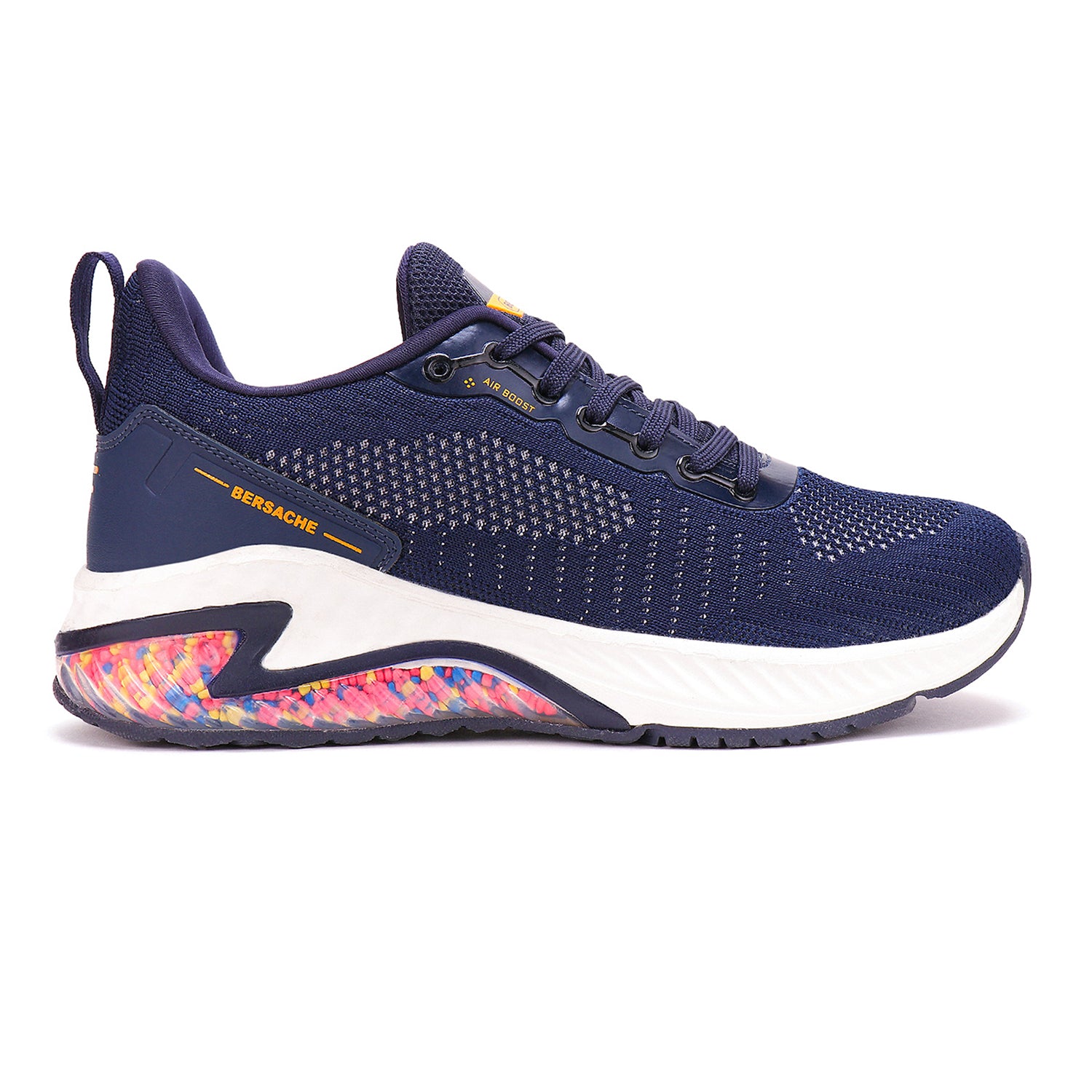 Bersache Lightweight Sports Running Shoes For Men Blue-9042.