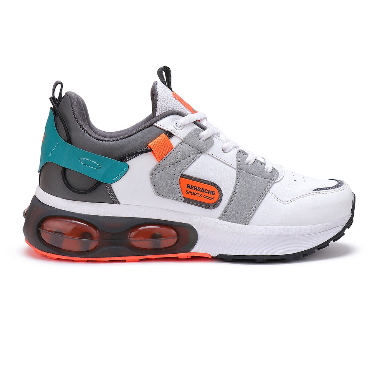Bersache Lightweight Casual Sneaker Shoes For Men Red-9045.