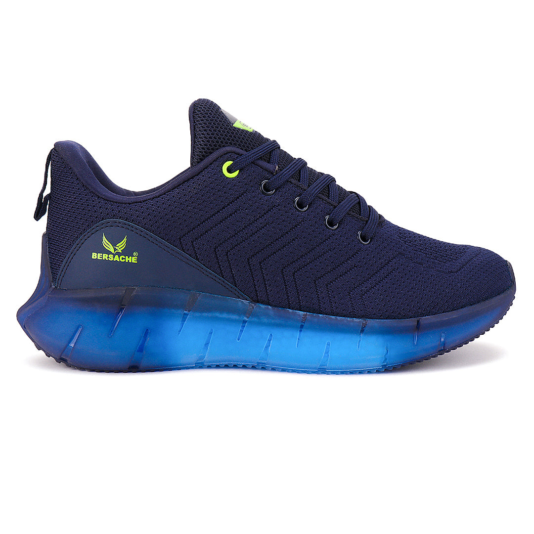 Bersache Lightweight Casual Sneaker Shoes For Men Blue-9024.