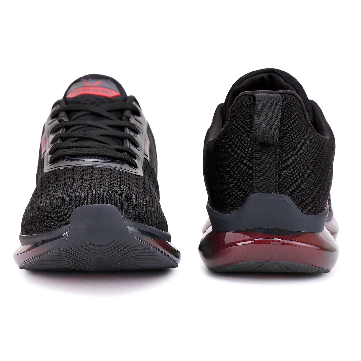 Bersache Lightweight Casual Sneaker Shoes For Men Black-9038.