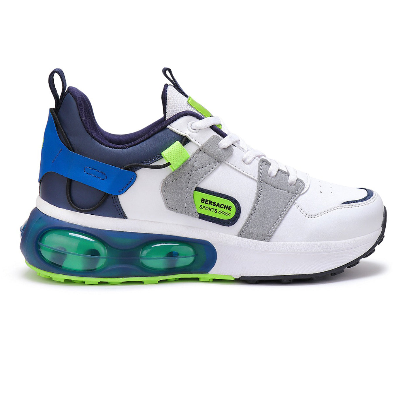 Bersache Lightweight Casual Sneaker Shoes For Men Blue-9044 .