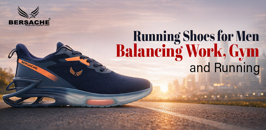 Balancing Machine Shoe Running Shoes for Men: Balancing Work, Gym, and Running