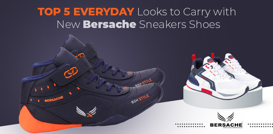 Top 5 Everyday Looks To Carry With New Bersache Sneakers Shoes, Bersache Sneakers Shoes, Sneakers Shoes for men