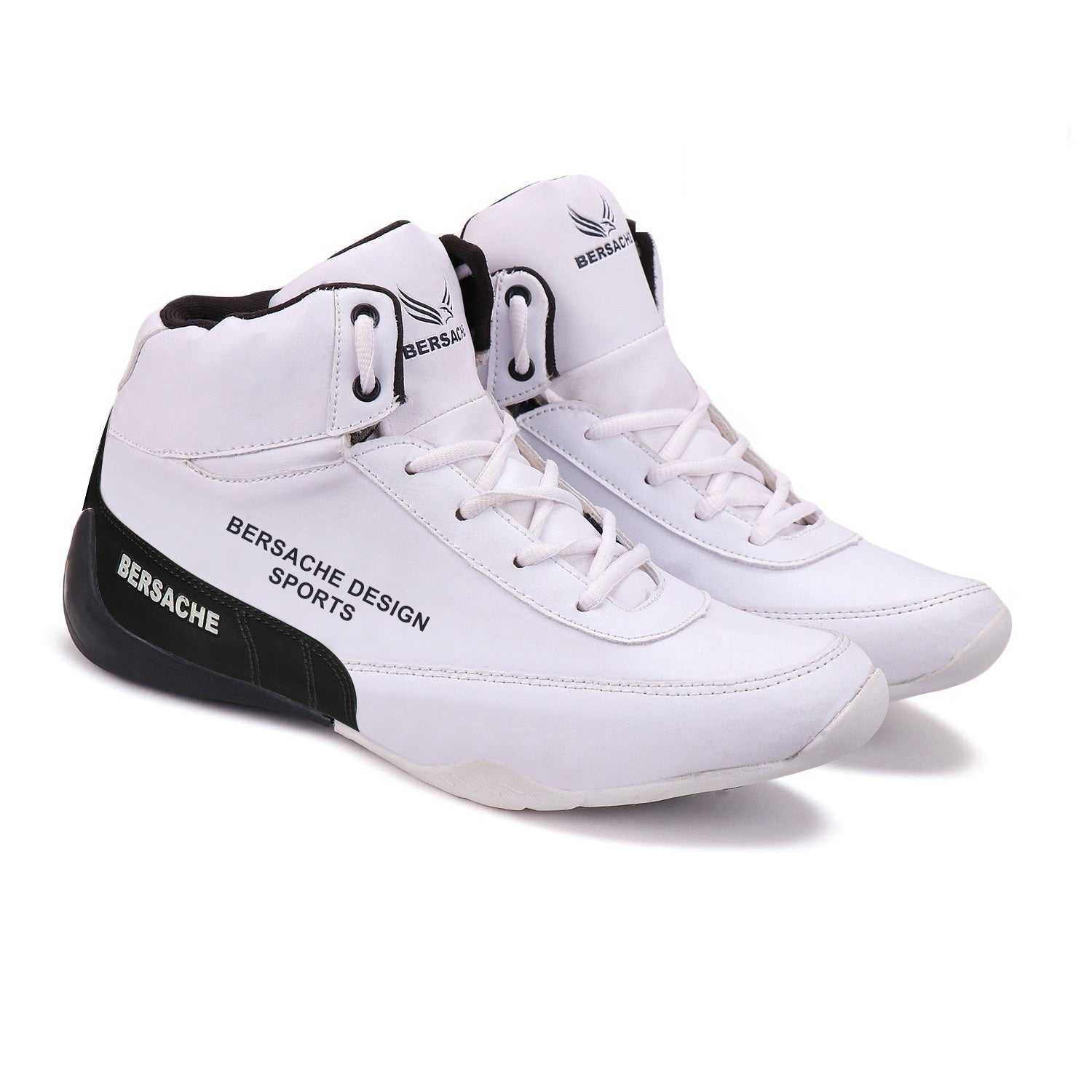Bersache Casual Sneaker Shoes For Men (White -  9016)