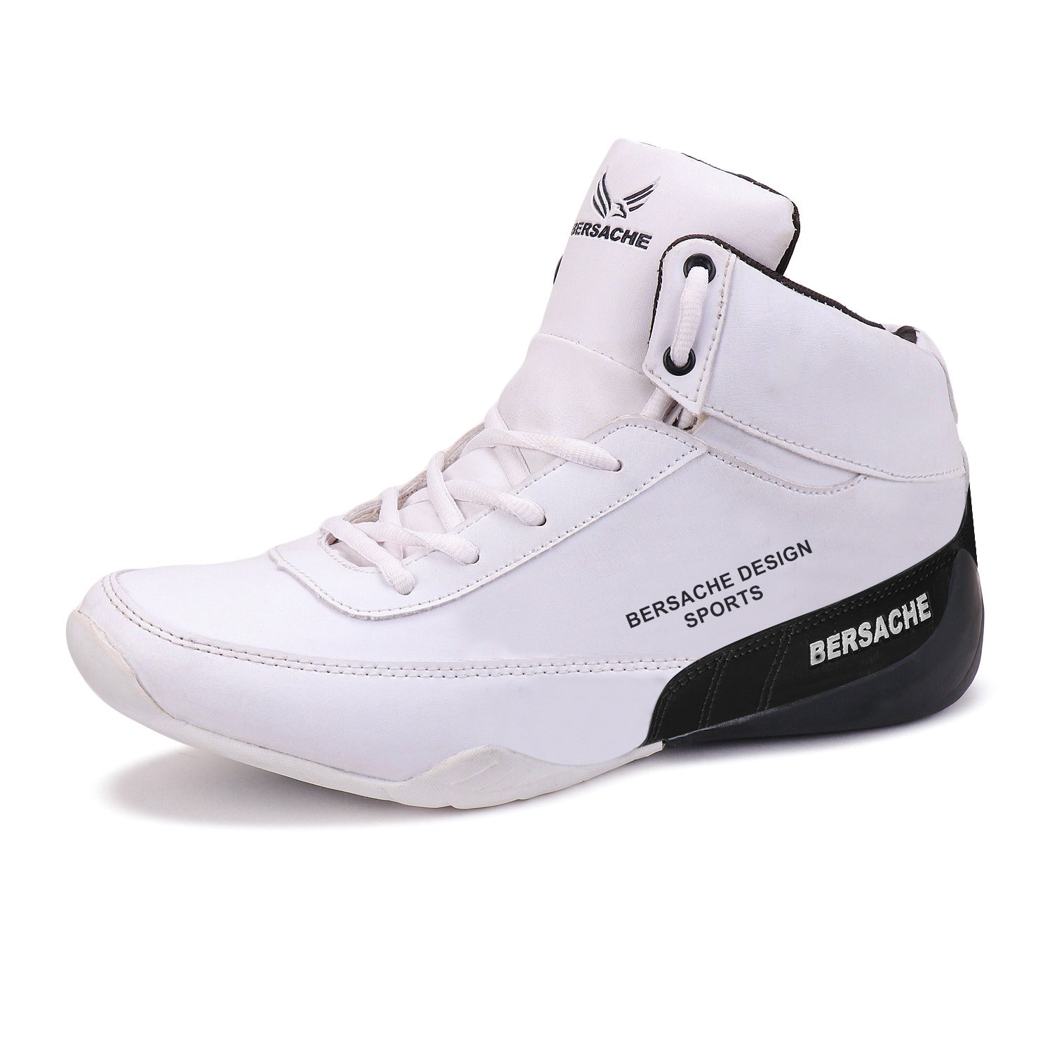 Bersache Casual Sneaker Shoes For Men (White -  9016)