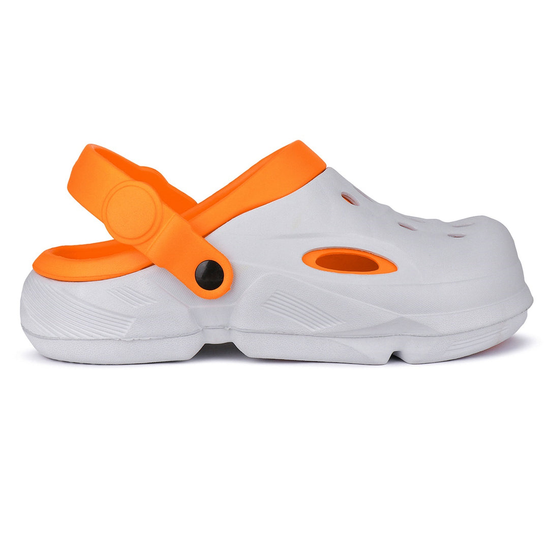 Bersache Extra Soft Classic Casual with  Regular wear with Ultra Soft & Flexibility Technology Clogs for Men's & Boy's 6034-Orange