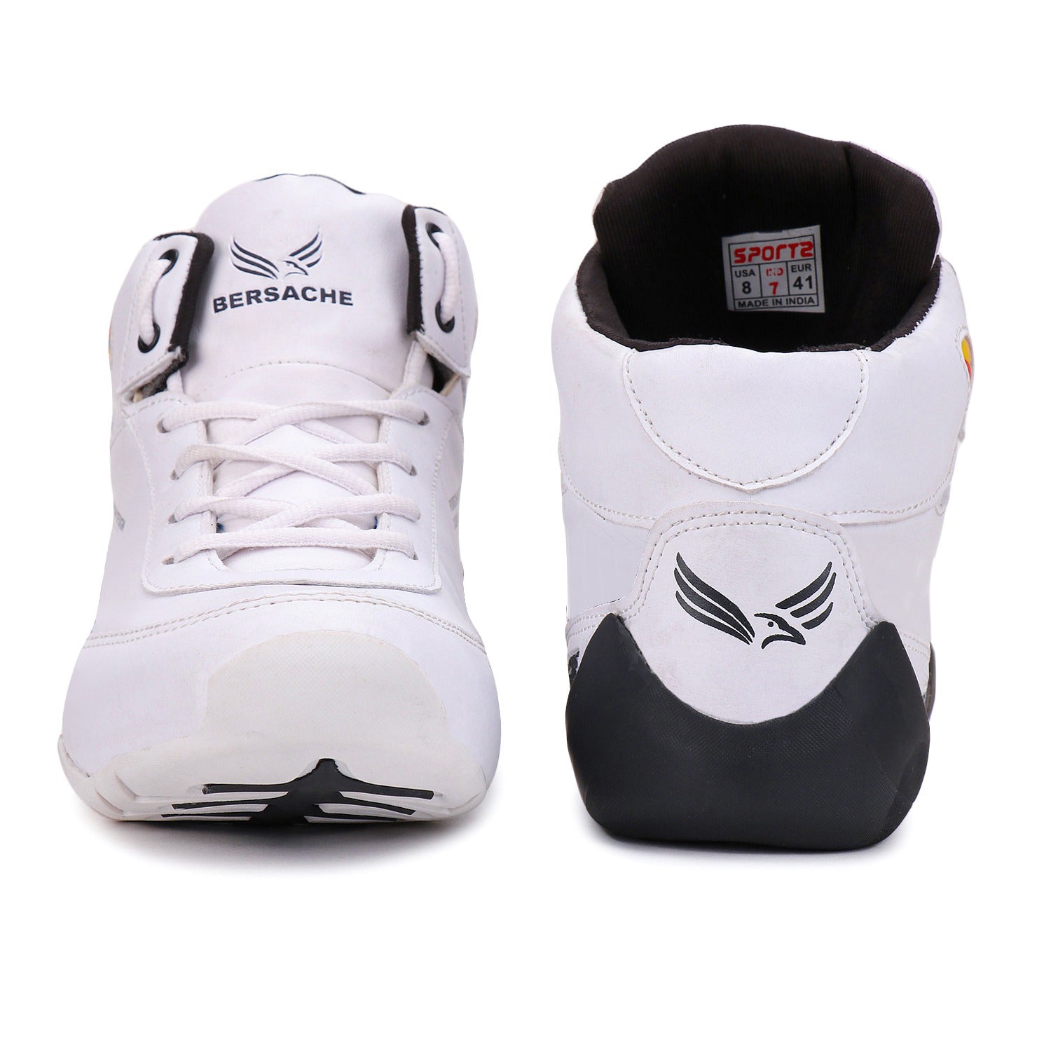 Bersache Running Sports Shoes For Men (white-9016).