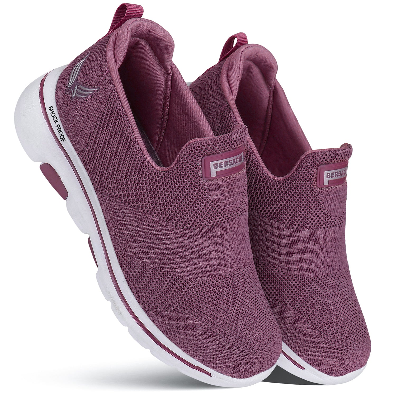 Bersache Lightweight Sports Running Shoes For Women Purple-7058
