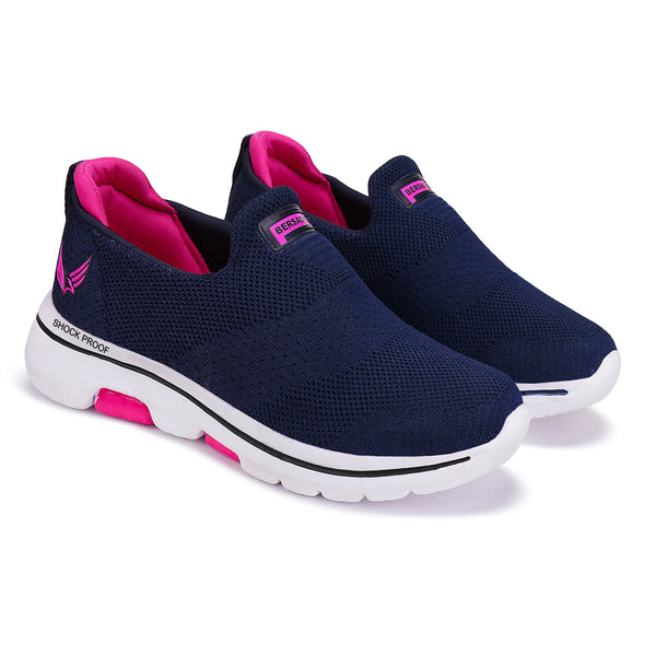 Bersache Sports Running Shoes  For Women (Navy Blue)- 7059