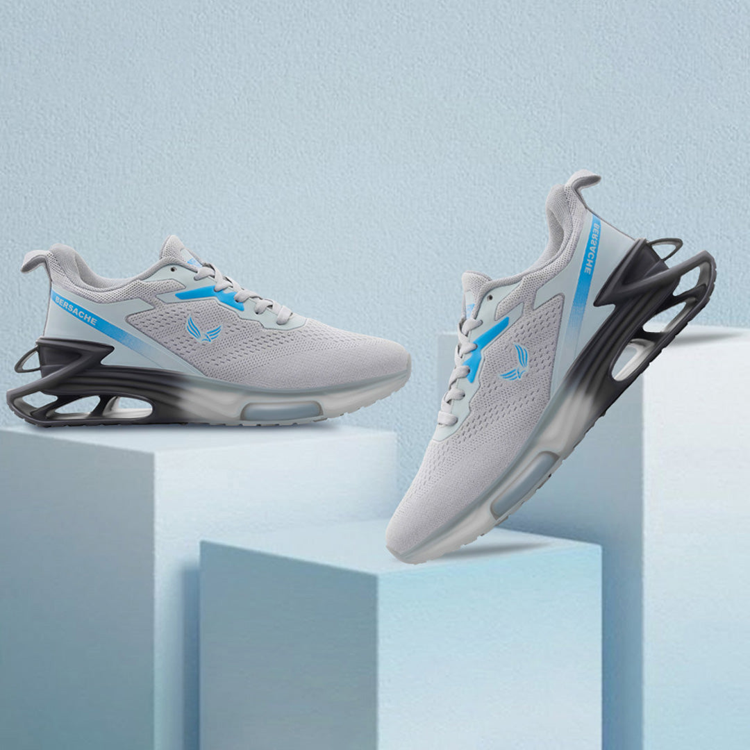 Bersache Premium Casual ,Gym, Trending Stylish Running Shoes For Men  (9194-Grey).