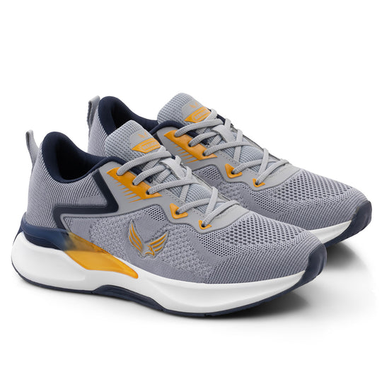 BersacREhe Premium Sports ,Gym, Trending Stylish Running Shoes For Men (9203-Grey)