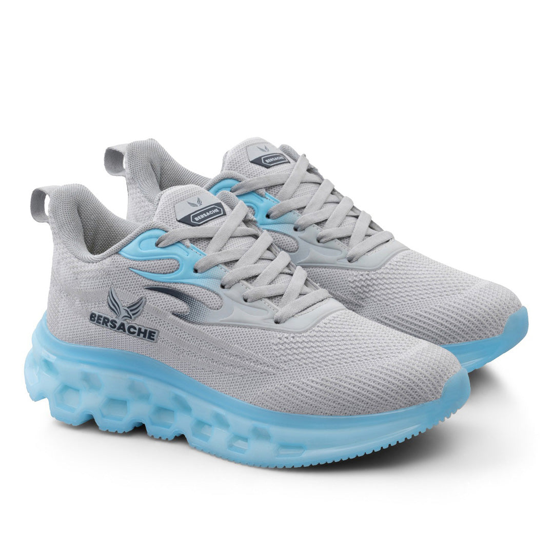 Bersache Premium Sports ,Gym, Trending Stylish Running Shoes For Men  (9198-Grey).