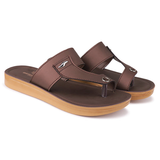 Bersache Extra Soft Classic Casual with  Regular wear with Ultra Soft & Flexibility Technology Flip Flop For Women's/Girl's-(6158-Brown)