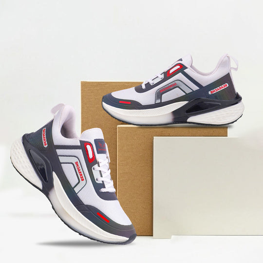 Bersache Premium Sports,Gym, Trending Stylish Running Shoes For Men (9207-White)