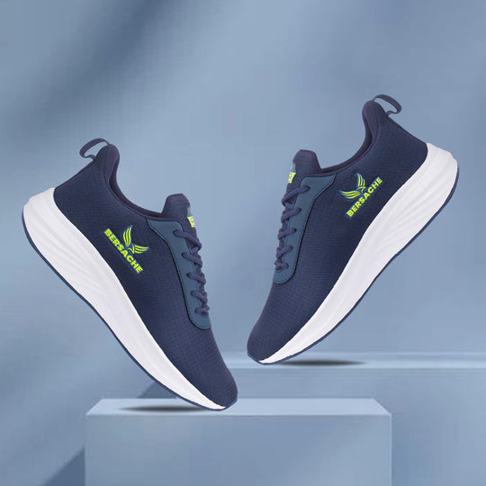 Bersache Lightweight Casual Sneaker Shoes For Men Blue-8069