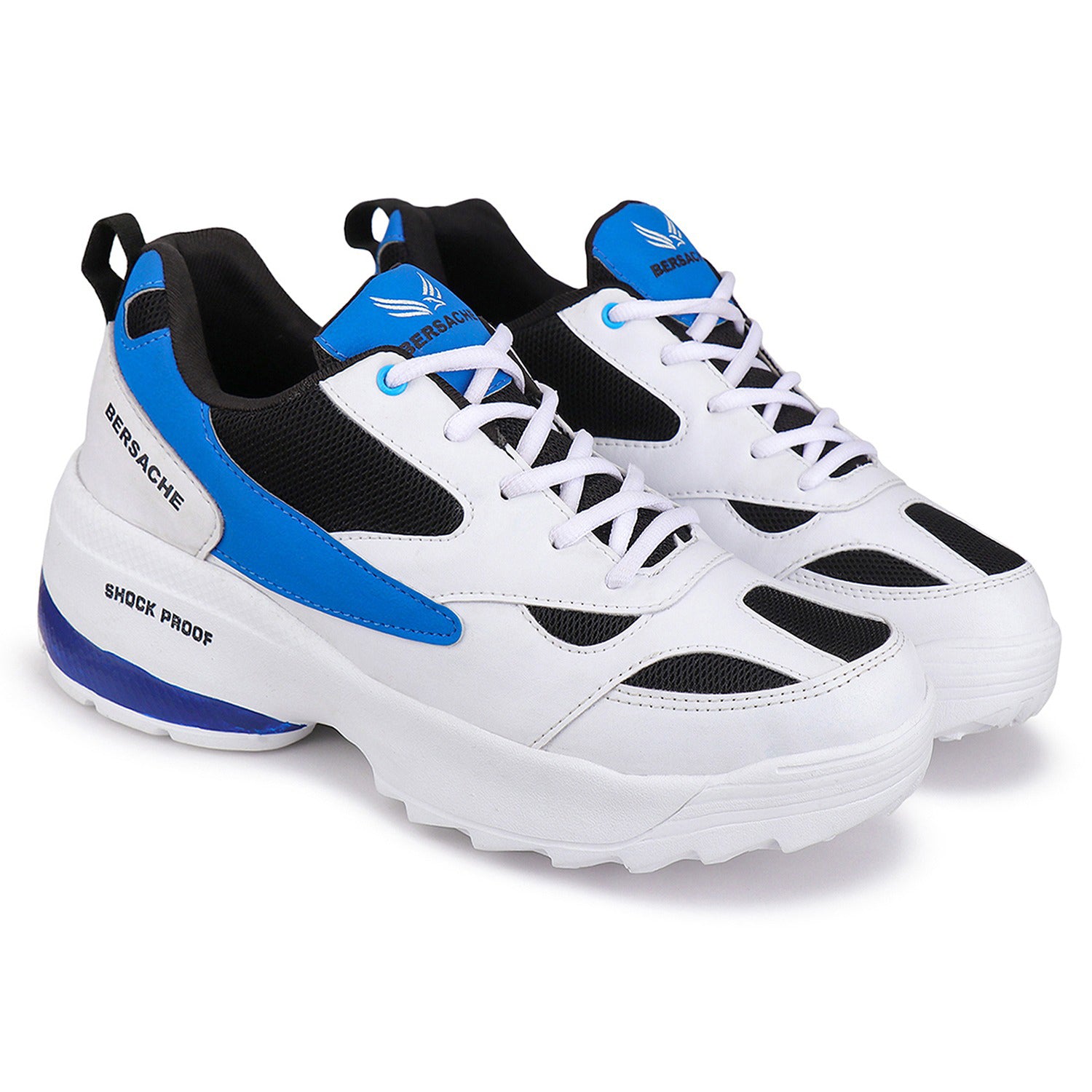 Bersache Lightweight Casual Sneaker Loafers Walking Gym Running Trekking Hiking Lace up Shoes With High Quality Sole For Men             -             7070