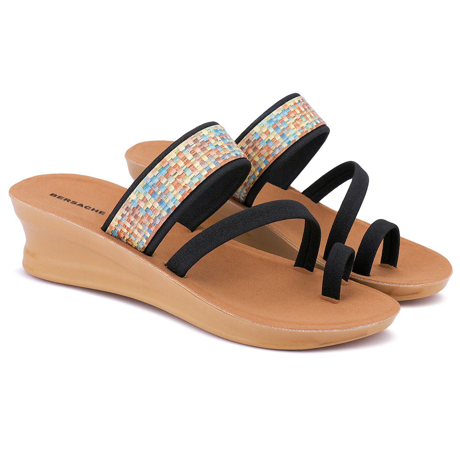 Bersache Extra Soft Classic Casual with  Regular wear with Ultra Soft & Flexibility Technology Slipper For Women's & Girl's-(6240-Black)