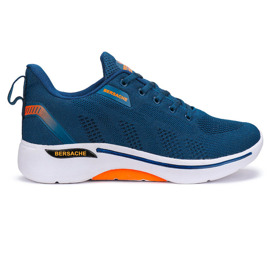 Bersache Lightweight Sports Running Shoes For Men Blue-7050
