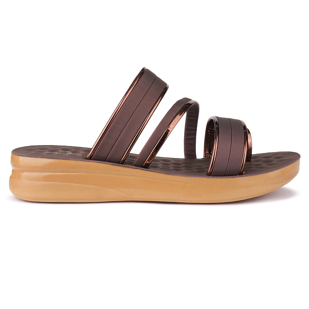 Bersache Extra Soft Classic Casual with  Regular wear with Ultra Soft & Flexibility Technology Flip Flop For Women's/Girl's-(6161-Brown)