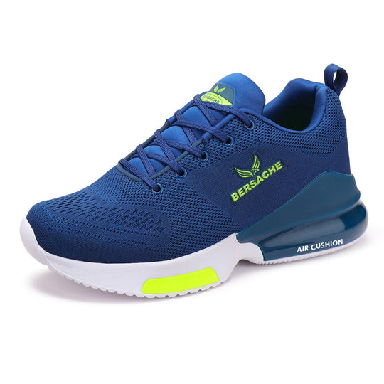Bersache Lightweight Sports Running Shoes For Men Blue-9049