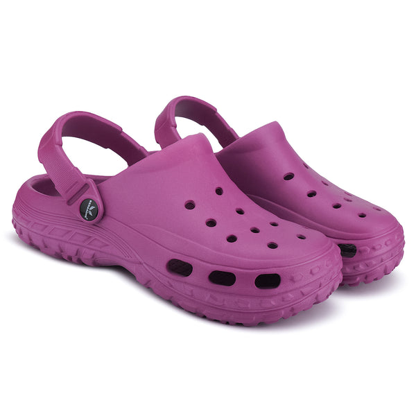Bersache Extra Soft Classic Casual with  Regular wear with Ultra Soft & Flexibility Technology Clog's for Women's & Girl's (Pink-6194)