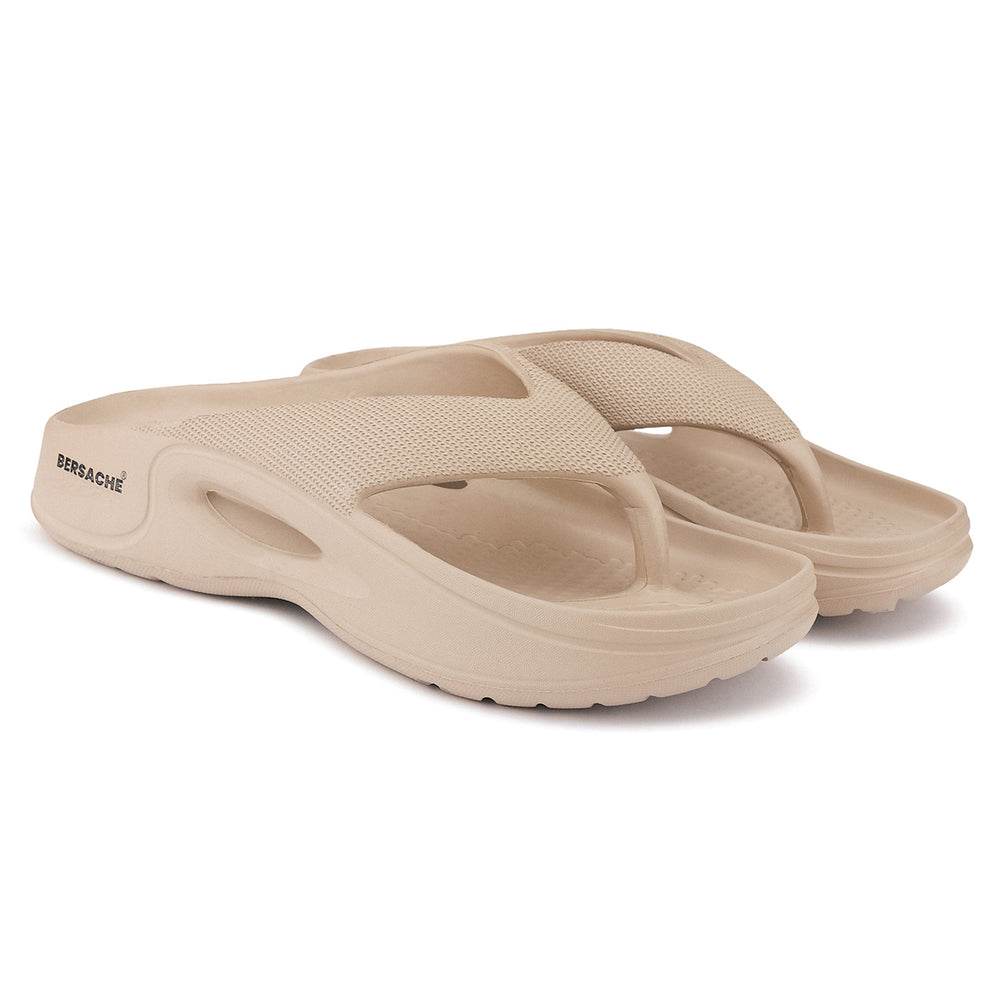 Bersache Extra Soft Classic Casual with  Regular wear with Ultra Soft & Flexibility Technology Clogs for Men's & Boy's 6208-Beige