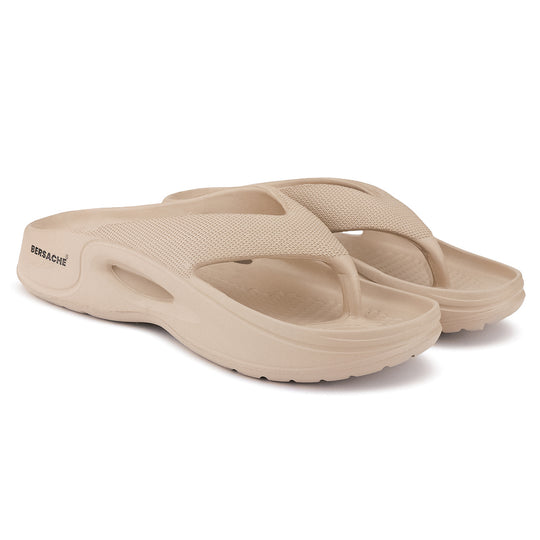 Bersache Extra Soft Classic Casual with  Regular wear with Ultra Soft & Flexibility Technology Clogs for Men's & Boy's 6208-Beige