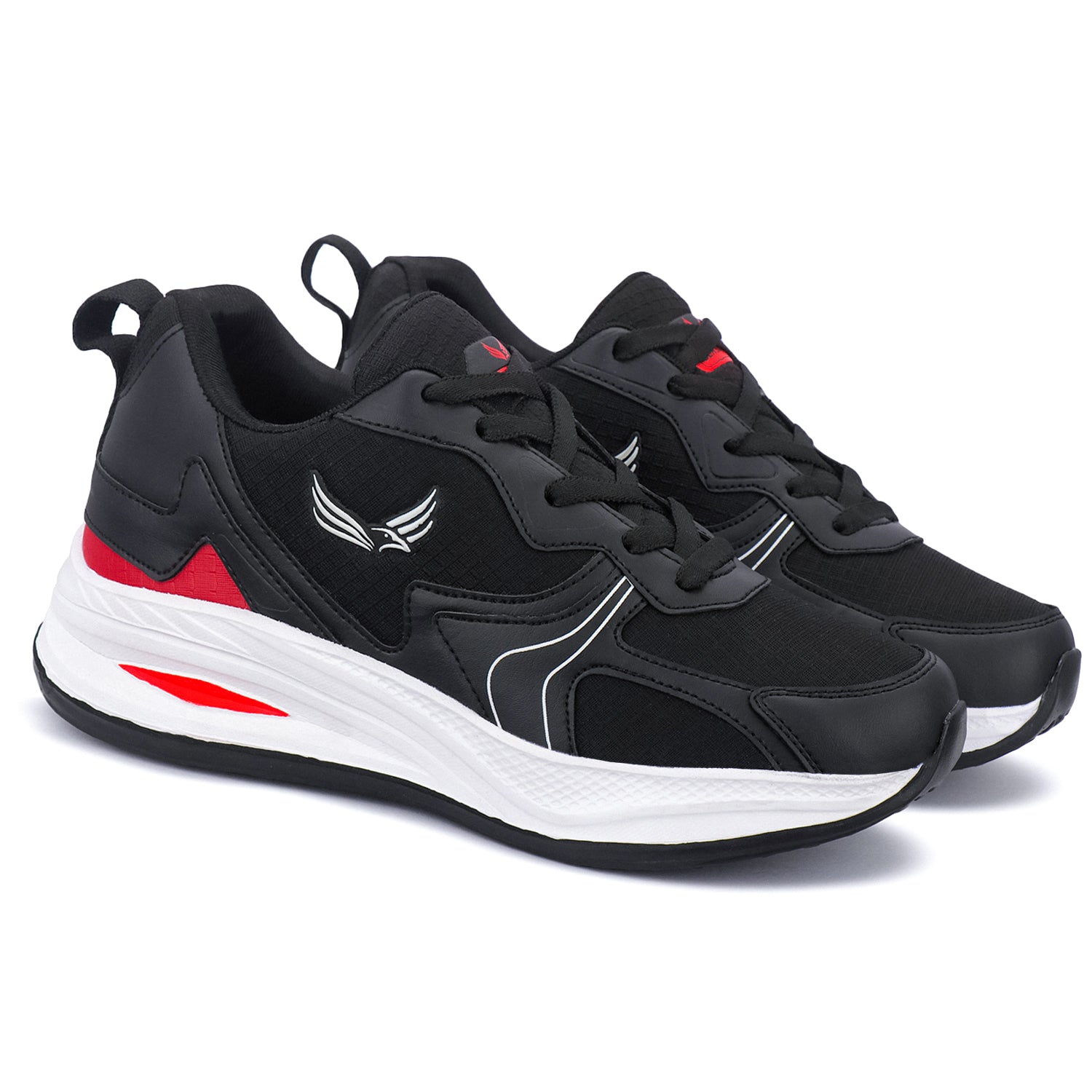 Bersache Casual Sneaker shoe for Men| Soft Cushioned Insole , Slip-Resistance Casuals For Men (8117-Black)