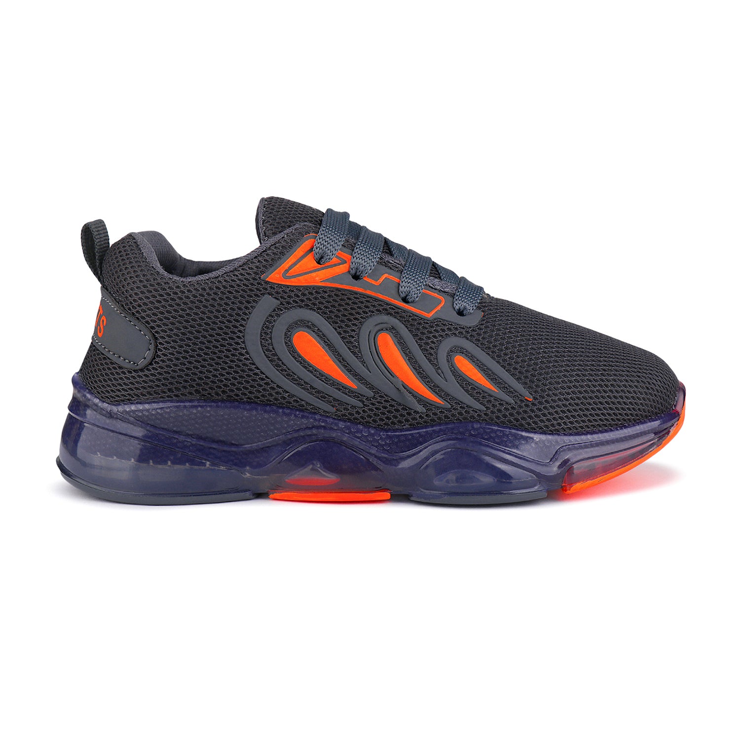Bersache Premium Sports,walking,Gym,cricket,Trending Running Shoes For Kid's - Orange -8037.
