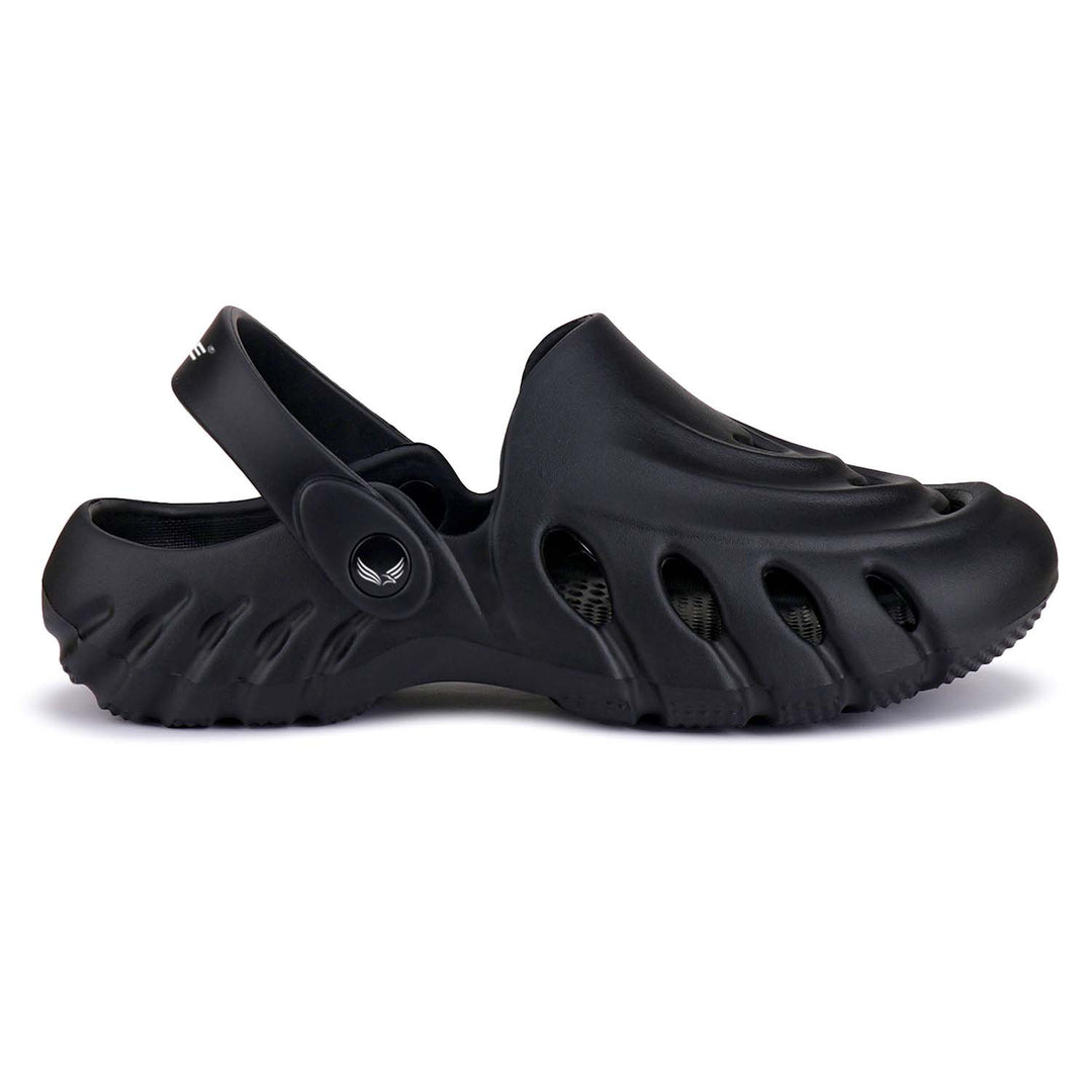 Bersache Extra Soft Classic Casual with Back Strap Regular wear with Ultra Soft & Flexibility Technology Flip-Flop for Men's/ Boy's  Black 6063